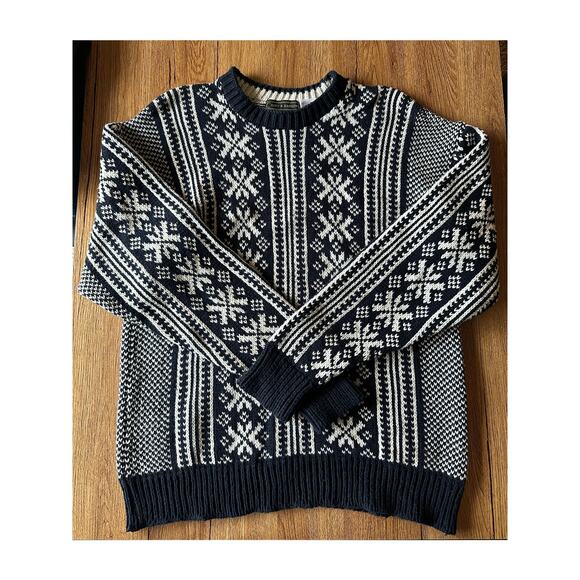 Croft & Barrow Winter Patterned Cosby Sweater Men's Size Large - Picture 1 of 4